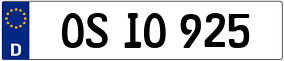 Truck License Plate